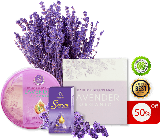 serum dưỡng trắng da lavender organic