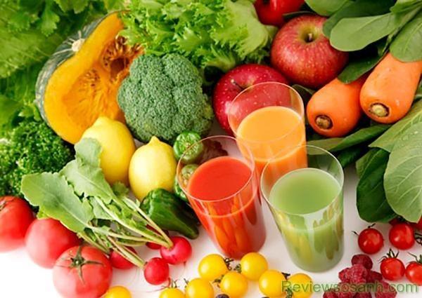 Tăng cường bổ sung các loại rau, quả và trái cây cho da