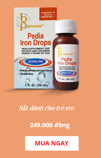 bprotected pedia iron drops bổ sung sắt 30ml mua ở đâu