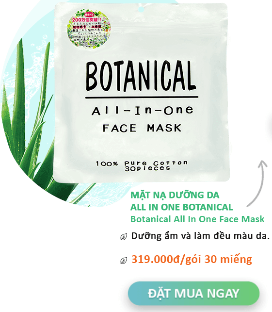 mặt nạ dưỡng da all in one botanical face mask