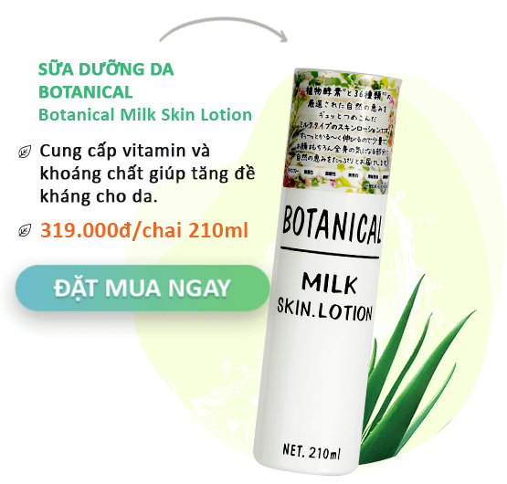 sữa dưỡng da botanical milk skin lotion