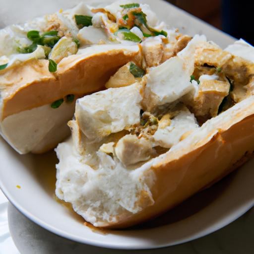 Bánh mì hấp mỡ hành truyền thống của Việt Nam