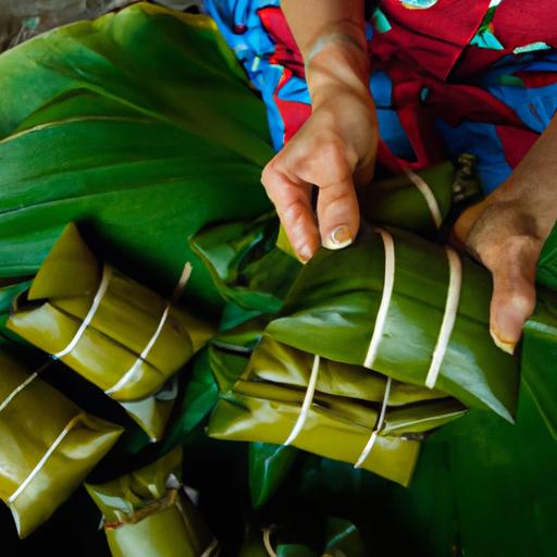 Cách Gói Bánh Tét