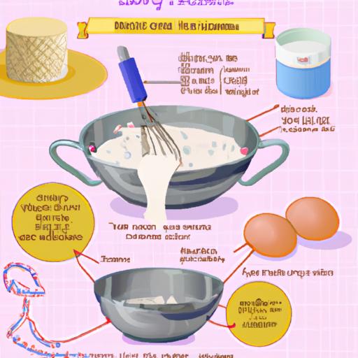 Hướng dẫn từng bước về cách sử dụng bột làm bánh bông lan, từ việc trộn các thành phần cho đến khi nướng bánh.