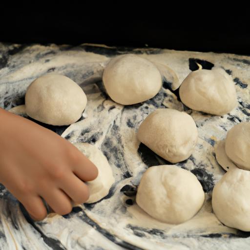 Quá trình làm bánh bao không cần bột nở