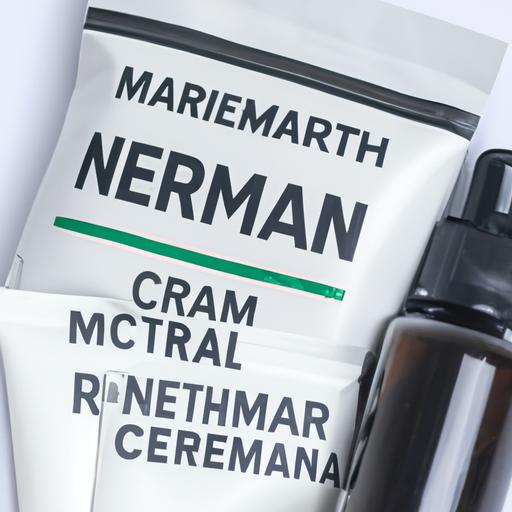 Thành phần chính trong Bộ chăm sóc nam giới Nerman - Axit hyaluronic, chiết xuất từ cây và vitamin E.