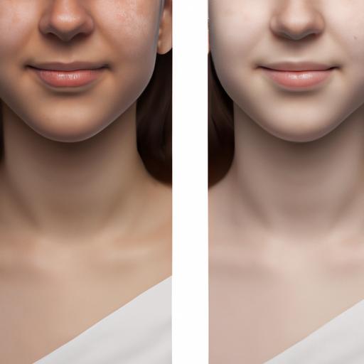 Trước và sau khi sử dụng kem dưỡng ẩm trắng da